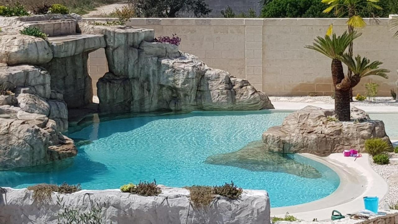 Villa Zecca Con Piscina Lecce Exterior foto